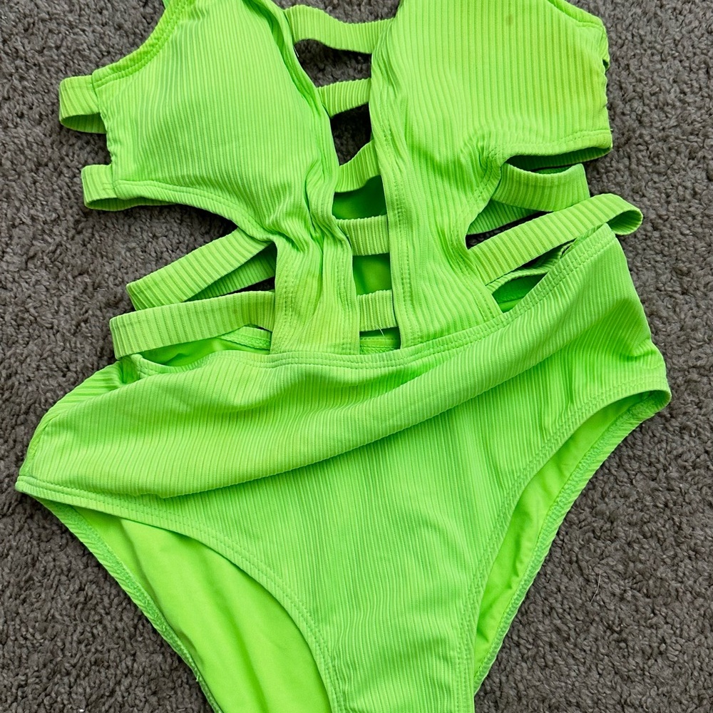 TiniBikini Neon Green Swimsuit